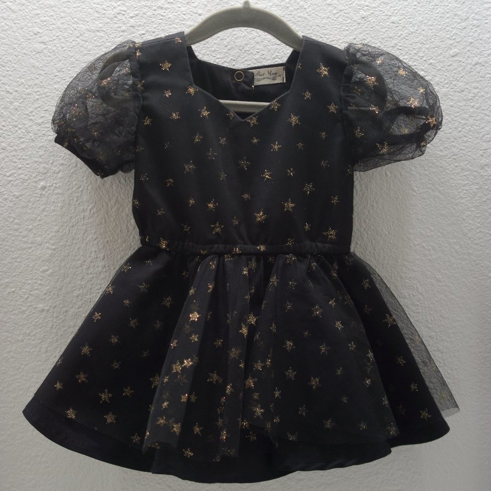 Rue Muu Dream Star Black Tulle Dress